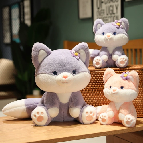 Милая подушка для сна, плюшевая успокаивающая кукла, игрушка, лиса, енот, подарок на день рождения