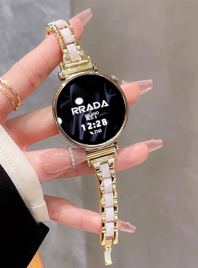 适用于华为GT6表带gt5/4智能手表watch5/4pro小蛮腰gt3金属拼树脂watch3pro手表带pro高级GT2女士小众gt新款