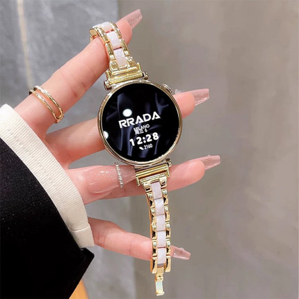 适用于华为GT4表带gt5智能手表watch5/4pro小蛮腰gt3金属拼树脂watch3pro手表带pro高级GT2女士小众gt新款