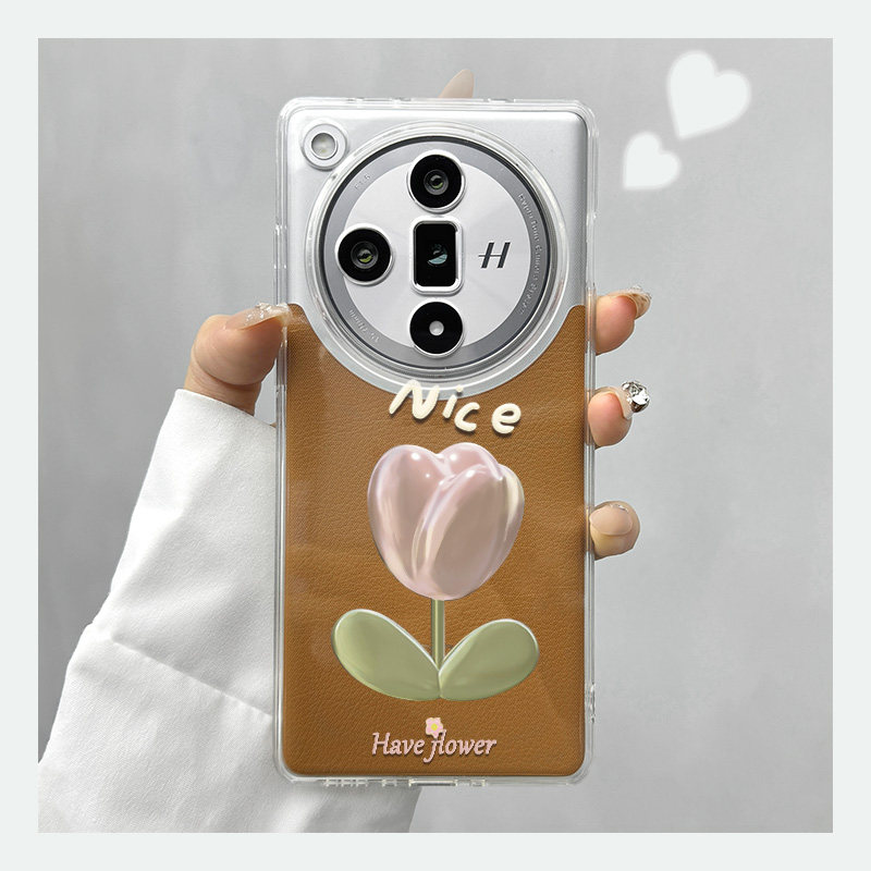 oppofinx7手机壳郁金香