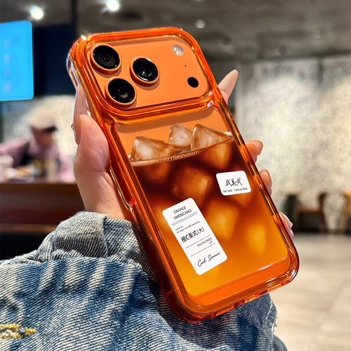 适用于苹果手机壳橙c美式