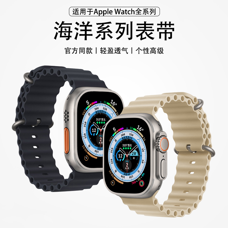 AppleWatch海洋系列表带