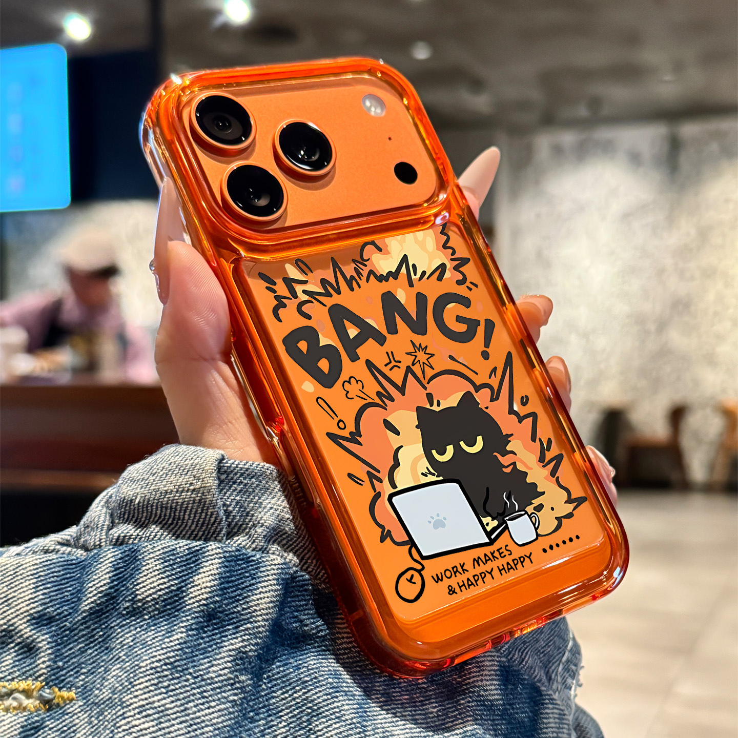 适用于苹果手机壳bang黑猫