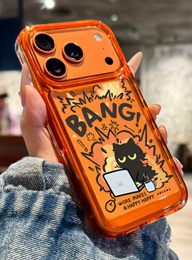 适用于苹果17promax手机壳新款iPhone17外壳16promax高级感15透明14超火13硅胶12可爱全包11猫猫防摔男女pro