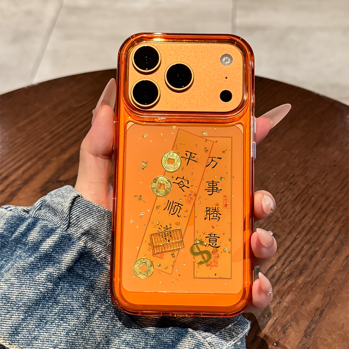 适用苹果17promax手机壳新款iPhone17金箔平安顺遂16pro高级感air全包防摔15透明14硅胶pm创意13小众女款超火