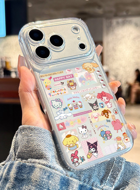 适用苹果17promax手机壳新款hellokitty猫iphone17pro全包防摔17高级感16透明15可爱14硅胶13小众12女款超火