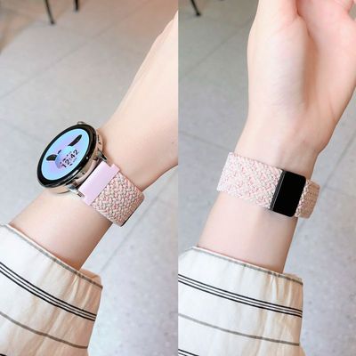 senbo/圣铂尼龙编织磁吸扣表带