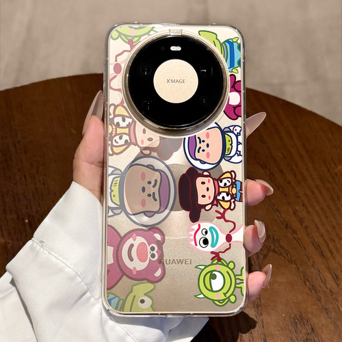 适用华为mate80卡通玩具家族外壳