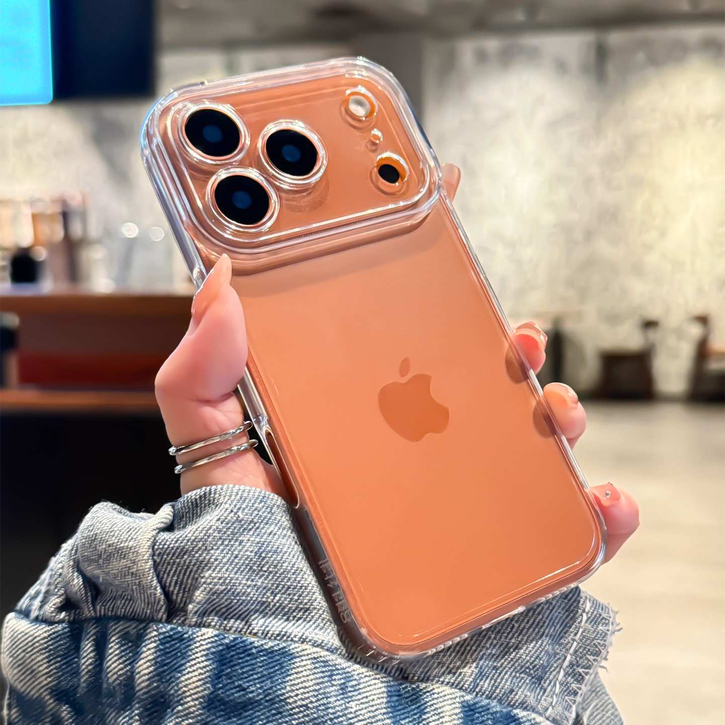 适用苹果17pro透明超薄软壳