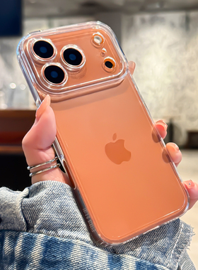 适用苹果17pro手机壳新款iphone17promax超薄软壳17高级感air全包镜头16防摔15个性pm透明14硅胶13小众12女款