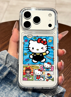 适用苹果17promax手机壳新款iPhone17可爱hellokitty猫17硅胶16透明15高级感14小众13全包12防摔11女款pm超火