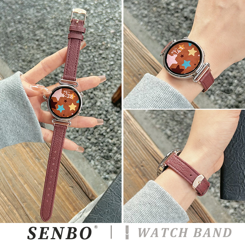 适用于华为gt6手表带新款gt6pro小羊皮表带gt5/4女款真皮皮质watch5pro秋冬watch5/4高级gt3男士运动gt2腕带
