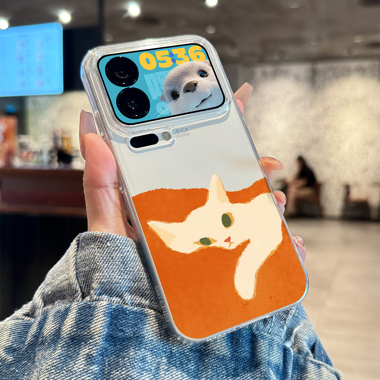 适用于小米17系列手机壳橘猫