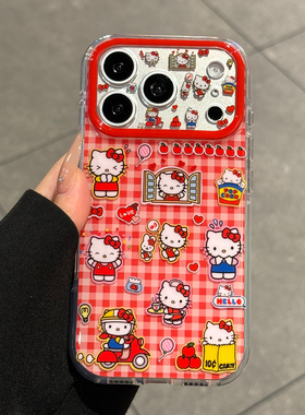 适用苹果17promax手机壳新款iphone17爱心hellokitty猫17pro高级感16硅胶15镜头全包14防摔小众女款网红爆款