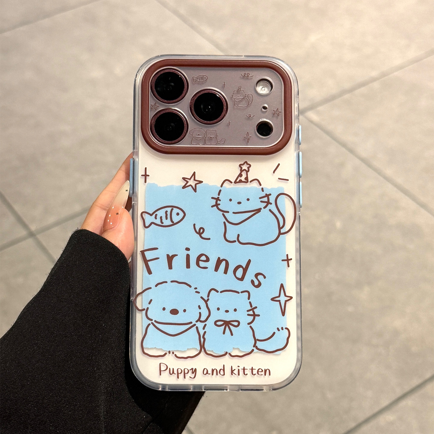 适用苹果18promax手机壳新款iphone18可爱小狗猫咪18pro高级感17pro小众女款16全包防摔15硅胶pm外壳ip超好看