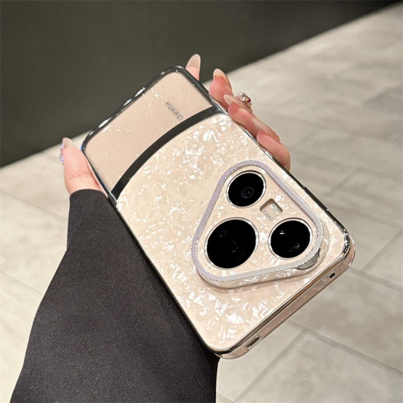 适用华为pura80pro手机壳新款pura80金色闪粉贝壳纹pura70pro高级感全包防摔ultra硅胶+外壳p60小众女款ins风,3C数码配件,手机保护套/壳,淘宝优惠券,粉丝福利购,淘宝优惠卷