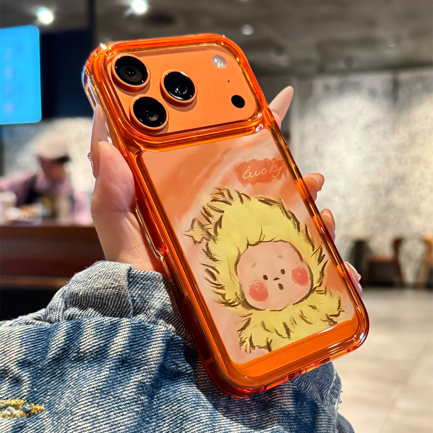 适用于苹果手机壳潦草星星人