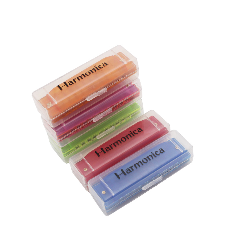 儿童10孔口琴 塑料材质彩色口琴 特价