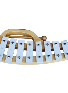 奥尔夫天地Orffworld 白色手提8音琴 幼儿园打击乐器启蒙乐器