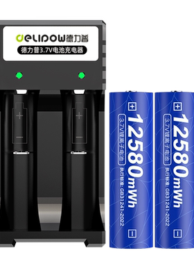 德力普18650锂电池3.7v