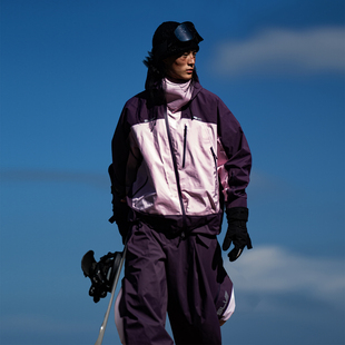 SILVERARC 滑雪服套装女款情侣单板美式宽松防水保暖滑雪衣裤男款