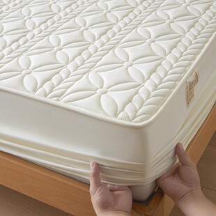 A类防水抗菌防螨夹棉床笠床罩席梦思床垫保护罩床单套防尘罩全包