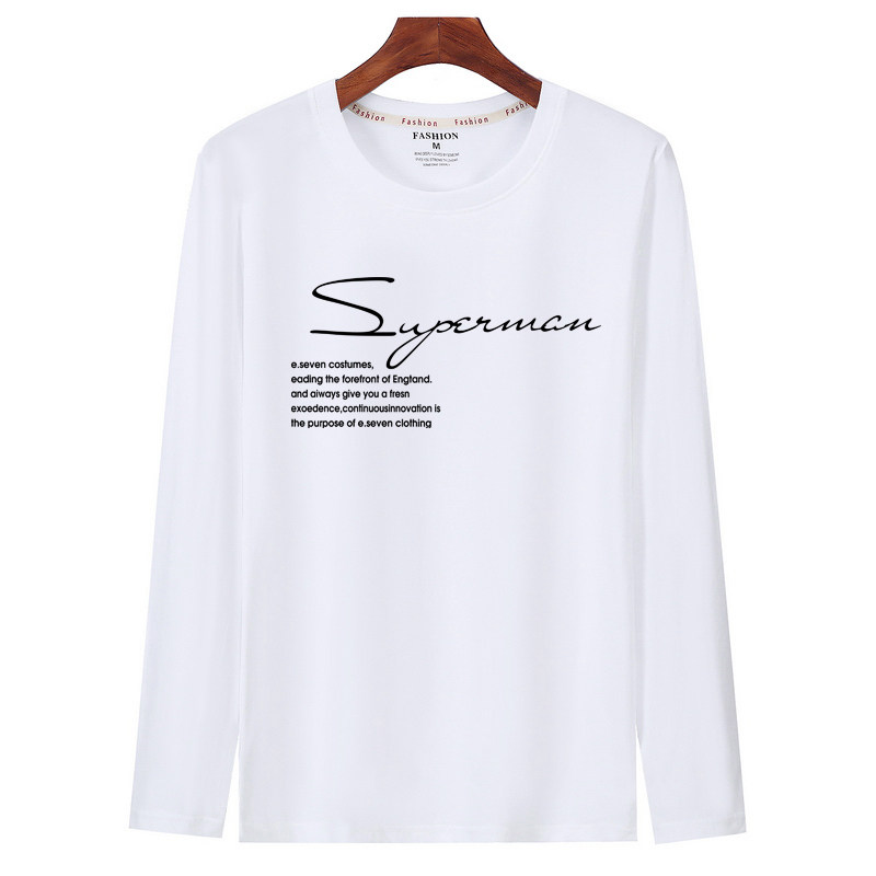 100% Cotton Flat Cotton Men's Letter Printed T-shirt