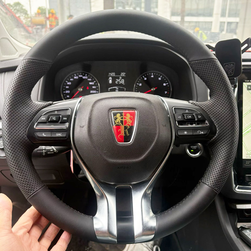 荣威350/360/550方向盘套荣威i5/i6/RX3/rx5max把套专车专用手缝