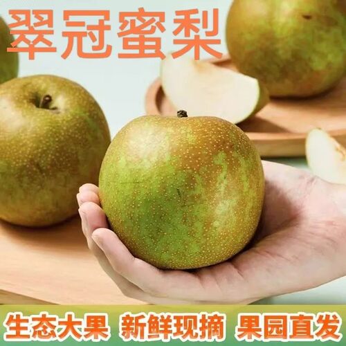 正宗翠冠梨10斤精品大果整箱5斤梨子新鲜现摘苏翠一号翠冠梨绿皮