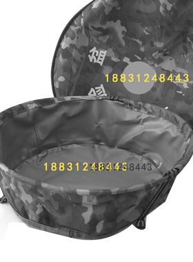 户外折叠水盆迷彩水桶脸盆软体盆