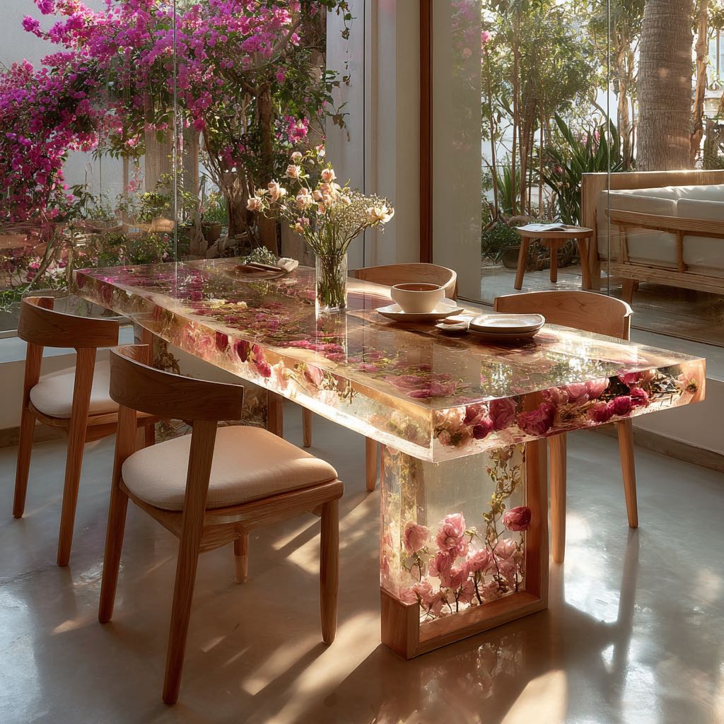 环氧树脂河流桌茶几创意个性小户型客厅家用简约现代轻奢桌子9400