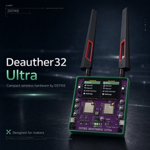 Deauther32 Ultra - 双频 Wi-Fi 安全测试旗舰开发板 (2.4G + 5G)