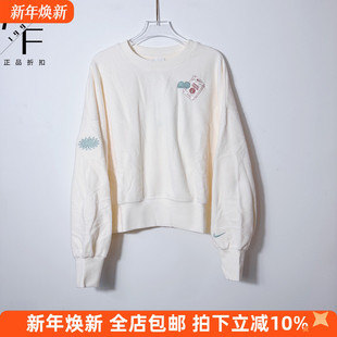 卫衣FD5505 女子休闲运动摇粒绒保暖圆领加绒长袖 Nike 耐克