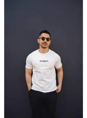 Pro Selection ・日单Avir*x 简约印花字母修身T恤 纯白