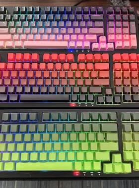 全新GPTX甲品GK98光轴机械键盘98键网吧同款混光跑马灯游戏防水
