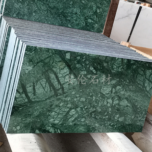 天然大理石 印度绿 定做踏步窗套茶几门槛石 吧台面石材定制加工