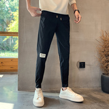 2026春季休闲裤男长裤修身小脚束脚裤网红松紧运动裤1001B107P48，女装休闲裤，星座1001