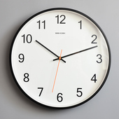 自动对时现代简约挂钟静音家用客厅钟表大气北欧时钟卧室电波石英