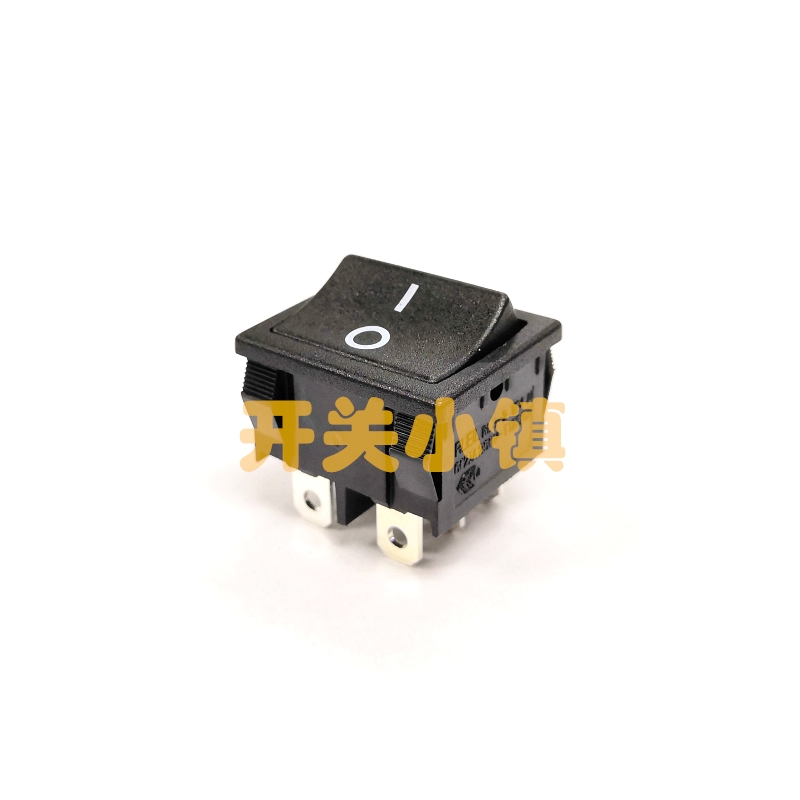 台湾RLEIL船型开关 6脚2档电源开关 RL3-2 21X24 KCD5-202款 银点