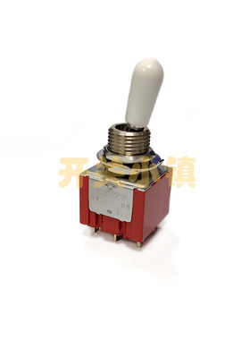 NKK日本日开12MM进口钮子开关 P-2022L/B 摇头开关 6脚2档 10A