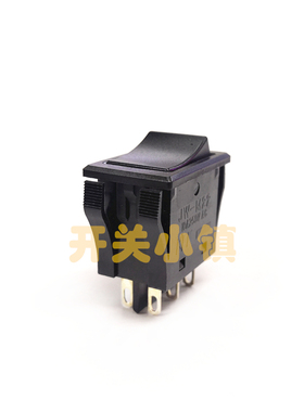NKK日本日开进口船型开关JW-M22 6脚2档黑色 18X27 10A电源开关