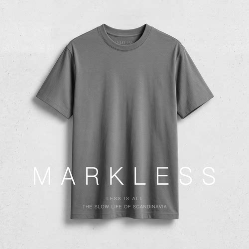 Markless7A抗菌t恤男防螨净味T