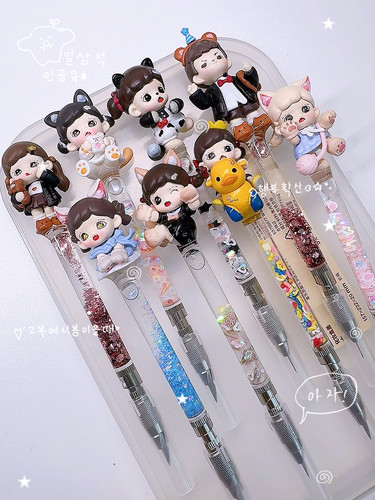 咸咸手作zorra妹妹二创改娃萌粒手作笔刀 手帐开箱美工刀学生刻刀