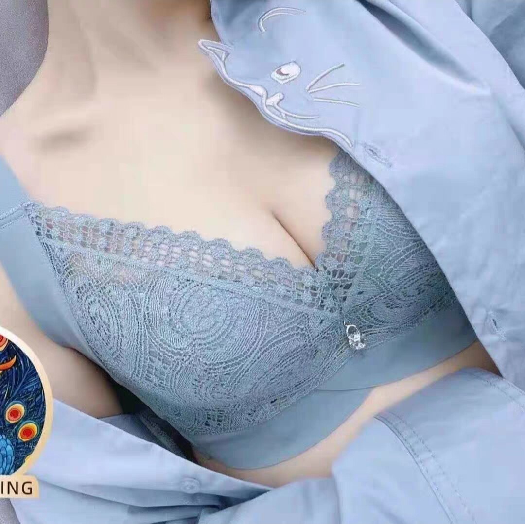 管丰大码侧收能量芯片薄BCD立挺聚拢性感调整型上托软钢圈文胸