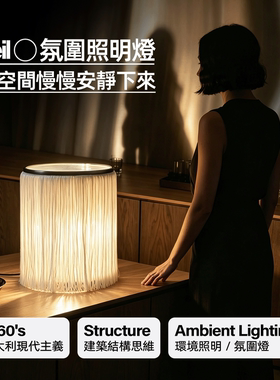 丹麦设计师Veil流苏落地台灯