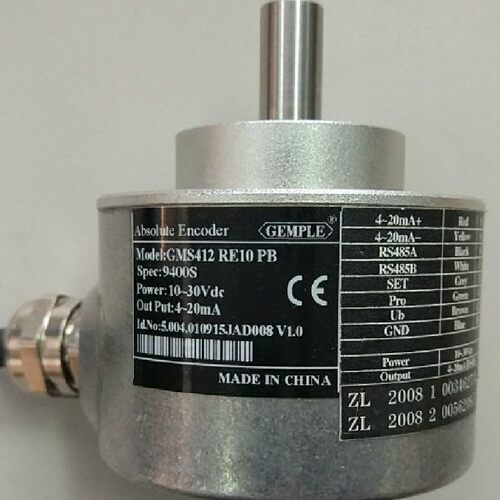 单圈角度编码器0-360°对应4~20mA与RS485上海精浦GMS412RE10PB