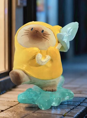 卡通猫猫PAI小陪伴日常盲盒摆件萌趣小猫潮玩手办公仔桌面装饰品