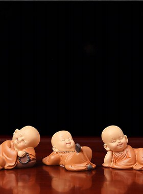 慧能和尚工位办公桌装饰高级感桌面摆件树脂工艺品禅意艺术公仔男