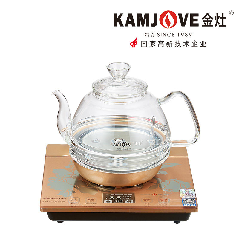 金灶全自动底部上单炉电热水壶