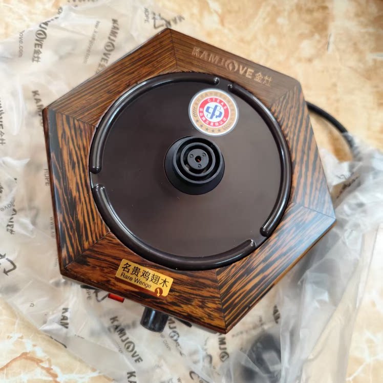 KAMJOVE/金灶 T-40鸡翅木古典玻璃茶艺电热炉 T40 单炉